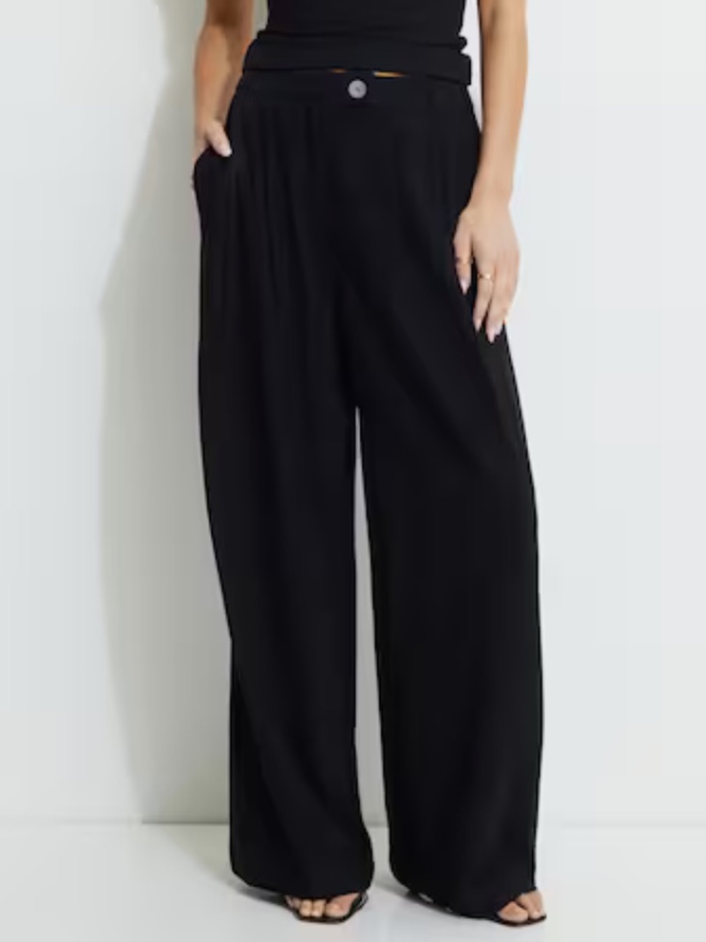 NWT Dynamite Pleated Linen Pants